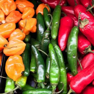 Red Chili(Habanero) and Green chili(Birds eye)